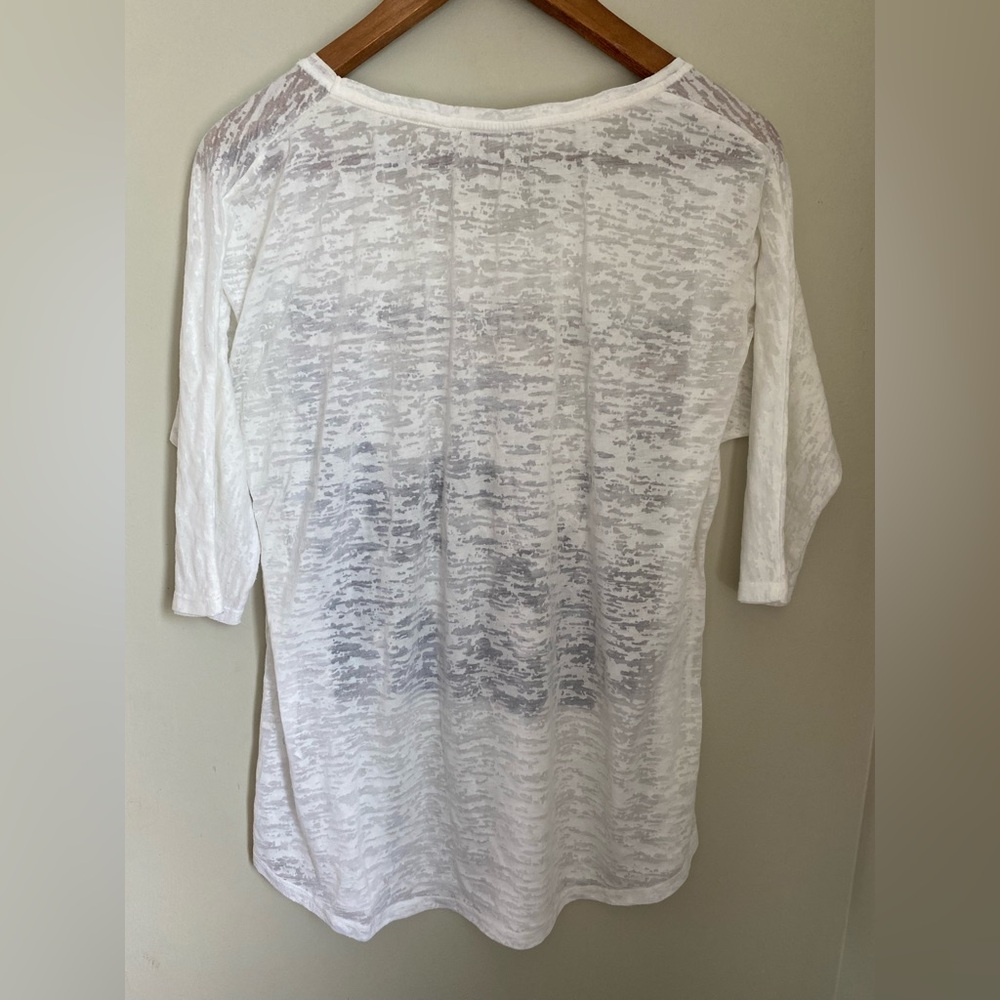 Faith Connexion The Velvet Underground Rhinestone Bling T Shirt Size Large Sheer - Picture 5 of 11